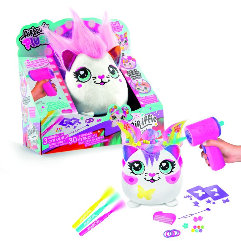 AIRBRUSH Matainā mīkstā rotaļlieta ar Airbrush Squish Pal